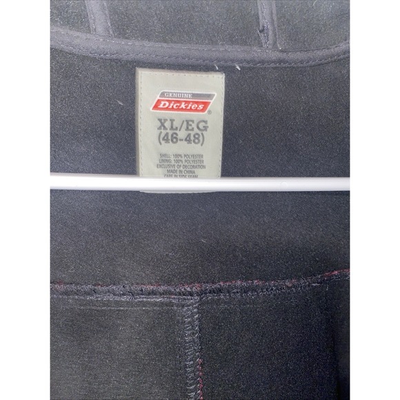 Dickies Hooded Red Burgundy Black Plaid Jacket Size XL (46-48) - Picture 6 of 11